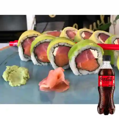Combo Dragon Roll + Coca Cola Sin Azúcar 400 ml