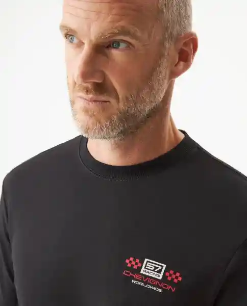 Camiseta Small Graphic Masculino Negro Sombrio T. XL Chevignon