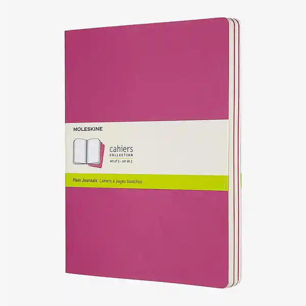 Inkanta Libreta Cahier Hoja Blanca Rosado XL