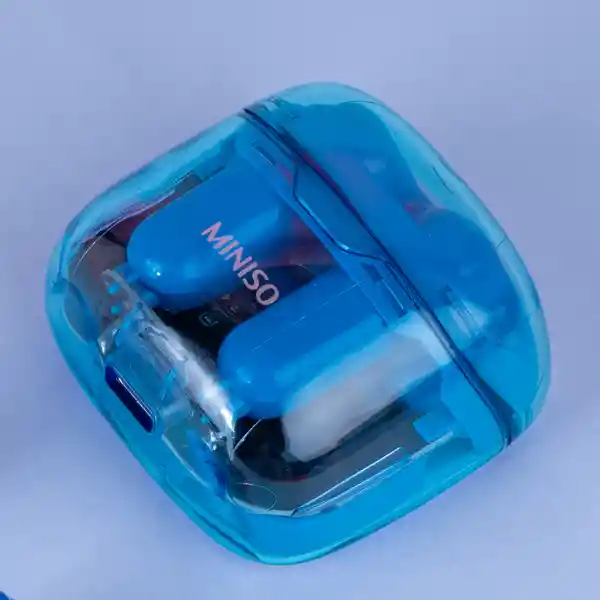 Audífonos Inalámbricos Azul Serie Miniso