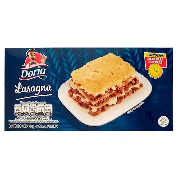 Doria Pasta Lasagna Precocida