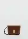 Bolso M Fiore Cuero Talla 99 Mujer Mango