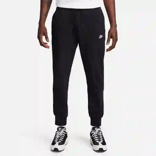 Nike Pantalón Club Knit Jogger Negro Para Hombre Talla XL