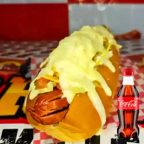 Combo Perro Suizo + Coca Cola Original 250ML
