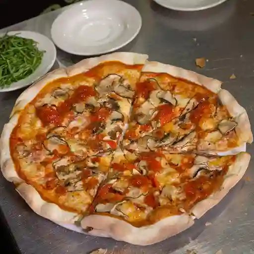 Pizza con vegetales