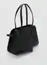 Bolso M Gustave Negro Talla 99 Mujer Mango