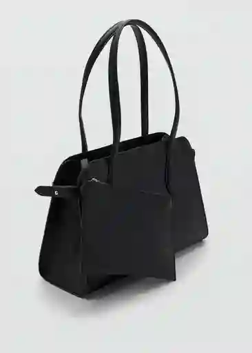 Bolso M Gustave Negro Talla 99 Mujer Mango