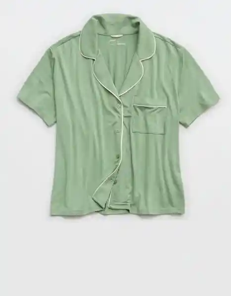 Pijama Aerie Verde Talla: SMALL 1416308 American Eagle