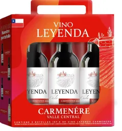 Leyenda Pack Vino Tinto Carmenere
