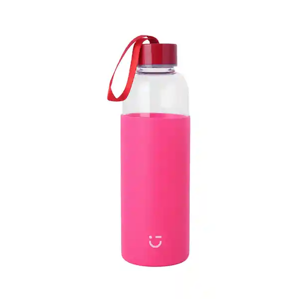 Vaso de Vidrio Serie Rosado Miniso
