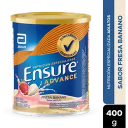 Ensure Advance Polvo Sabor Fresa Banano