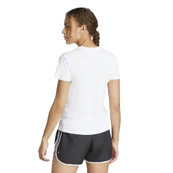 Adidas Camiseta Adizero e Tee Mujer Blanco Talla XS IN1173