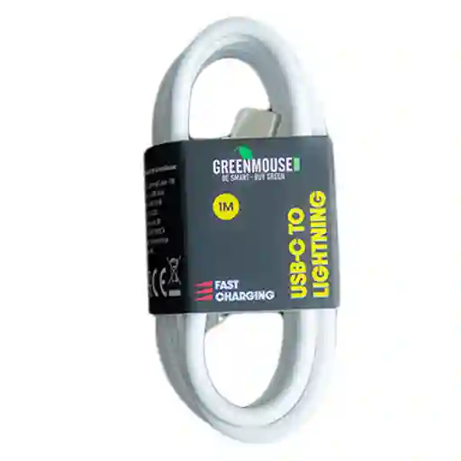 Greenmouse Cable Usb-C a Lightning Blanco 100 cm