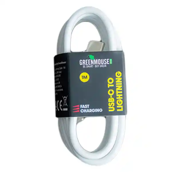 Greenmouse Cable Usb-C a Lightning Blanco 100 cm