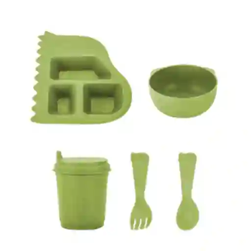 Set de Vajilla Dinosaurio Miniso