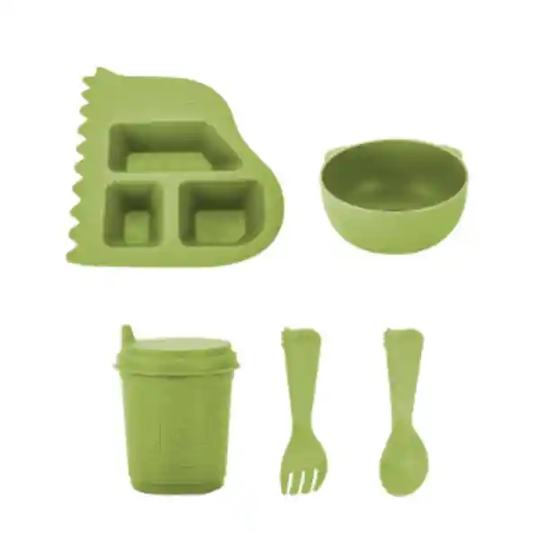Set de Vajilla Dinosaurio Miniso