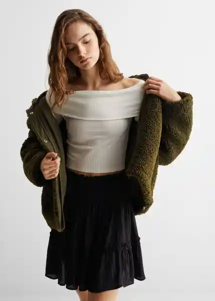 Abrigo Deer Verde Pastel Talla 20 Mango Girl Mango