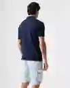 Camiseta Polo Hombre Azul Talla L 802G003_AZU194024 Americanino
