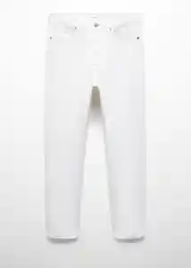 Jean Sam Offwhite Talla 46 Hombre Mango