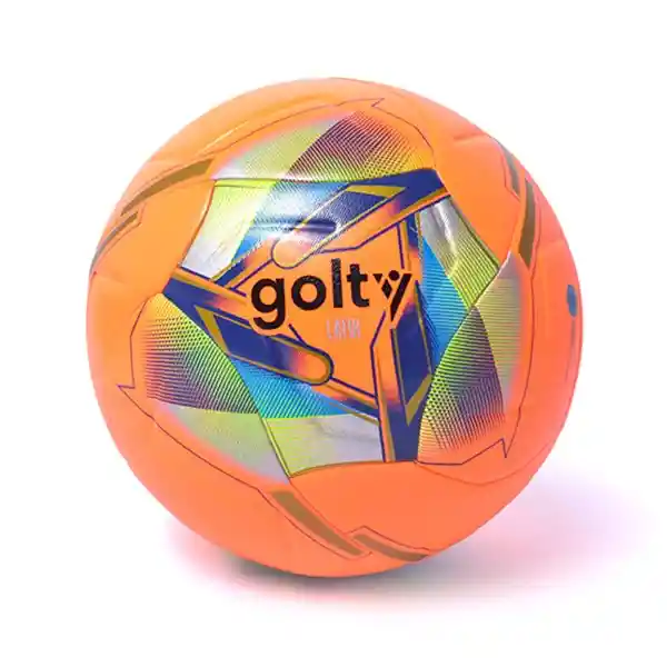 Golty Balón Fútbol Latir Cosido a Máquina Naranja Número 5