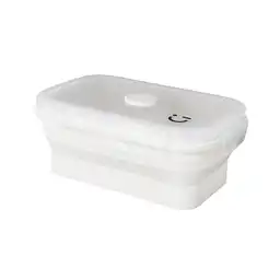 Contenedor de Alimentos Silicona Serie Silver Grey Crema Miniso