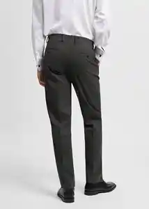 Pantalón Milan Verde Talla 36 Hombre Mango