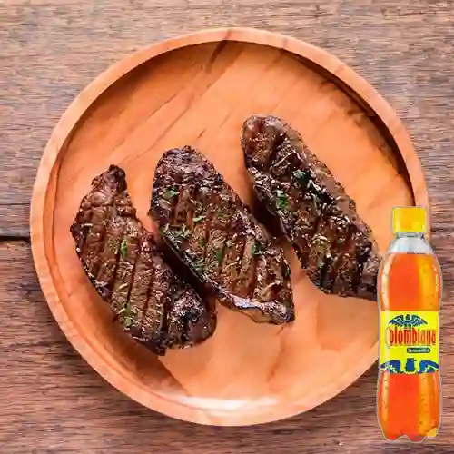 Combo Mini Churrasco Preparado + Colombiana 400 ml