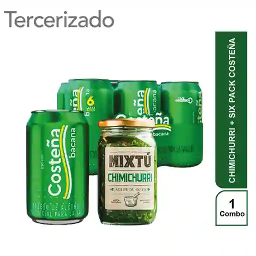 Combo Chimichurri Mixtu + Six Pack Costena