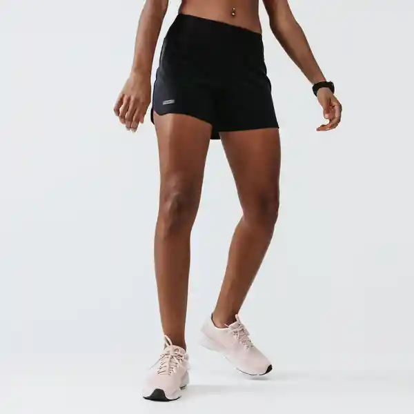 Kalenji Pantaloneta Para Correr Mujer Dry Negro Talla XS