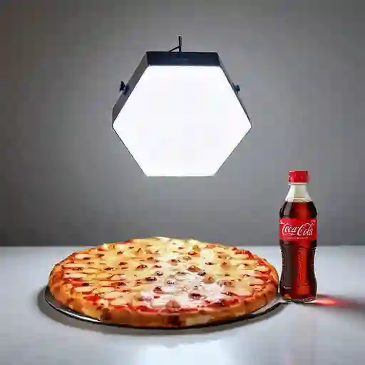 Combo Pizza de Pollo Champi +Cocacola Orig 400ml
