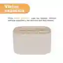 Organizador Plástico Compartimento Alta Macaron Blanco Miniso