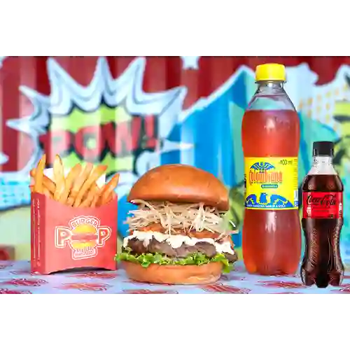 C catira 2 + coca cola sin azúcar 400 ml
