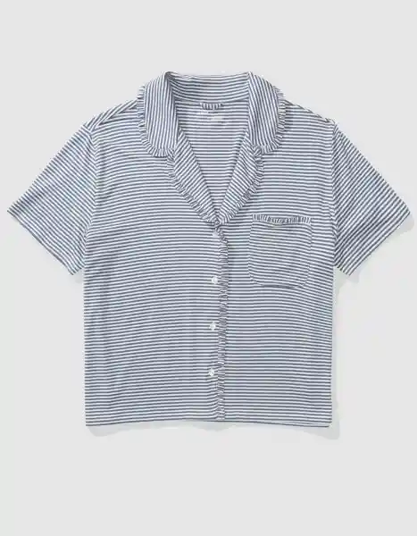 Pijama Aerie Azul Talla X-Small 1969417 American Eagle