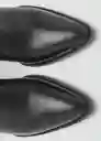 Botines Aris Negro Talla 38 Mujer Mango