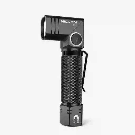 Nicron Linterna Mini Recargable Twist Negra