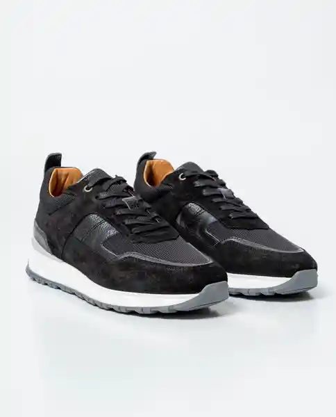 Tenis Runner Refined Negro Sombrío Ultra Oscuro 38 Chevignon
