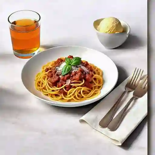 Mini espaguetti boloñesa