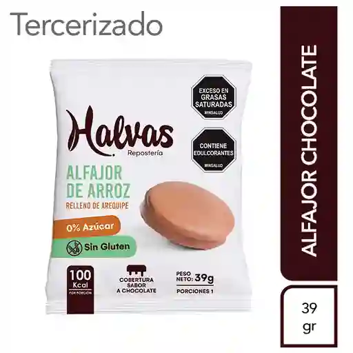 Halvas Repostería Alfajor Chocolate