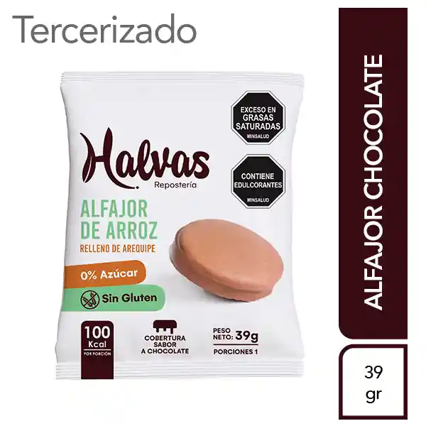 Halvas Repostería Alfajor Chocolate