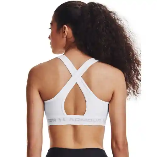 Unr Armour Top Entrenamiento Crossback Mid Mujer Blanco T XS