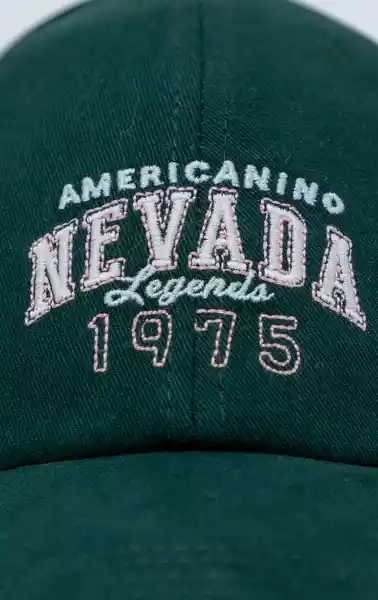 Gorra Unisex Verde Talla M 751G000_VER190414 Americanino