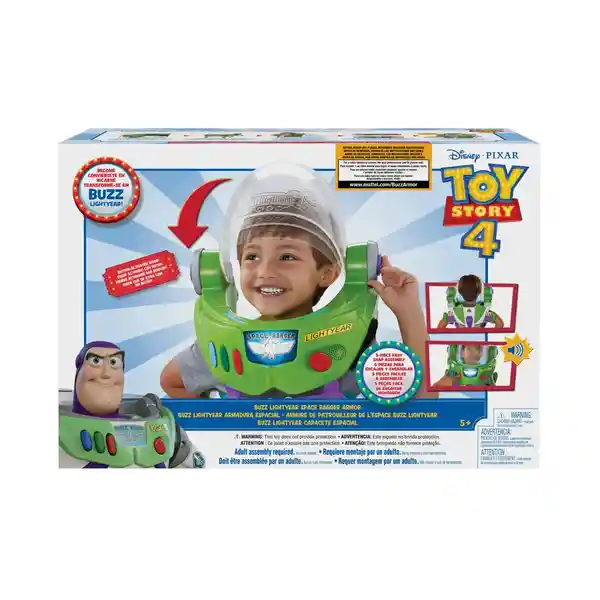 Toy Story Figura de Juguete Casco Espacial de Buzz Lightyear