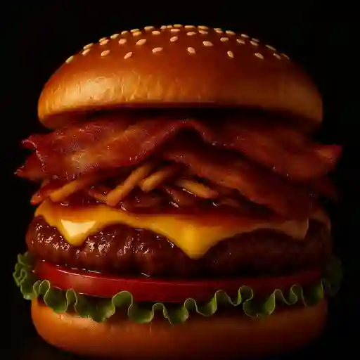 Hamburguesa Tocineta Crujiente