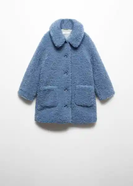 Abrigo Bleu Azul Talla 11 Niña Mango