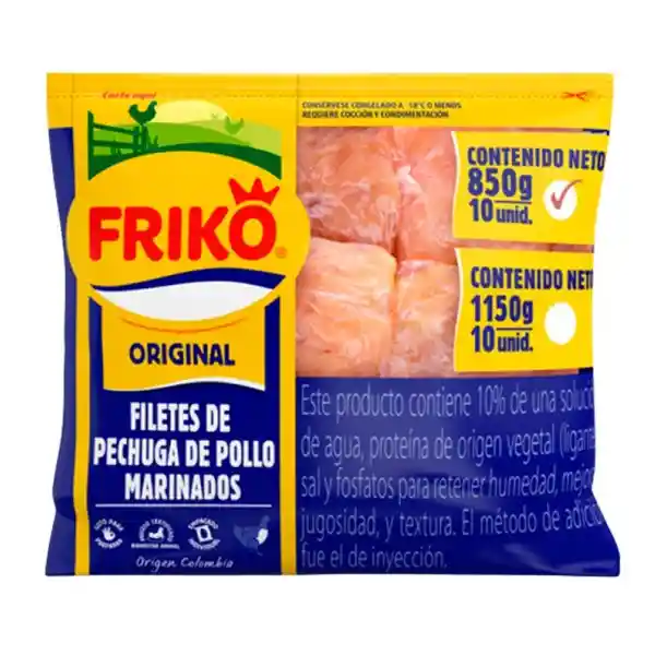 Friko Filetes de Pechuga de Pollo Marinados 