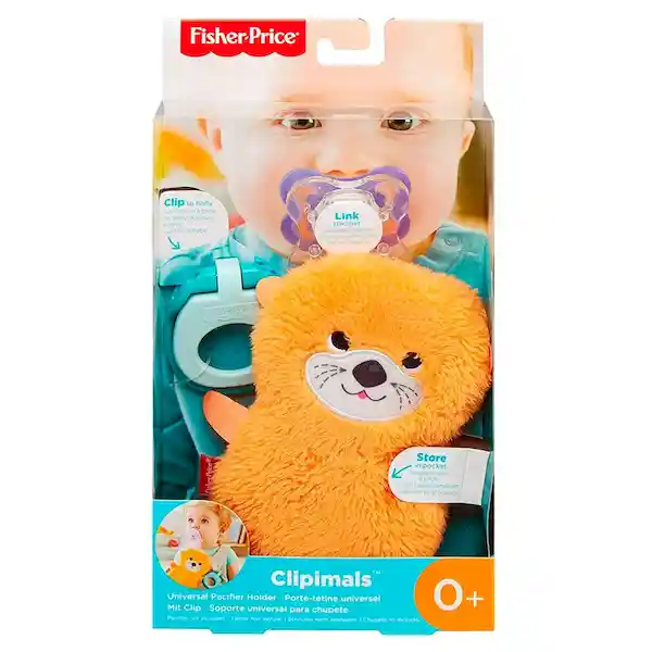 Fisher Price Soporte Para Chupete Clipimals Aleatorio