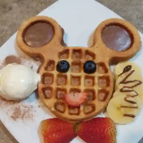 Waffle Junior Minnie O Mickey