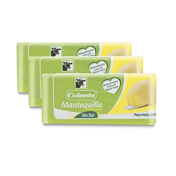 Colanta Mantequilla Sin Sal