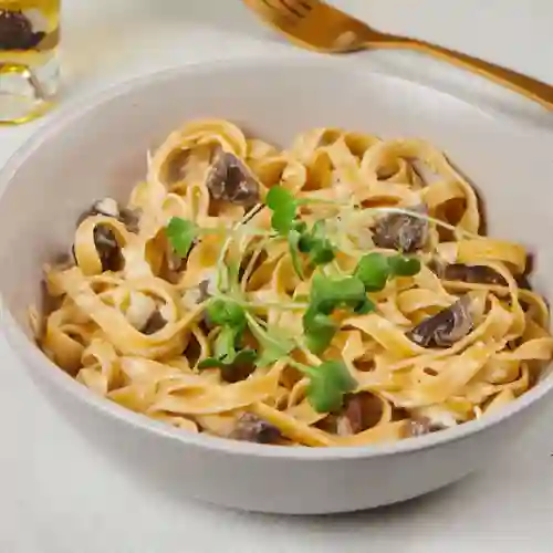 Salsa Alfredo Trufada con Crimini