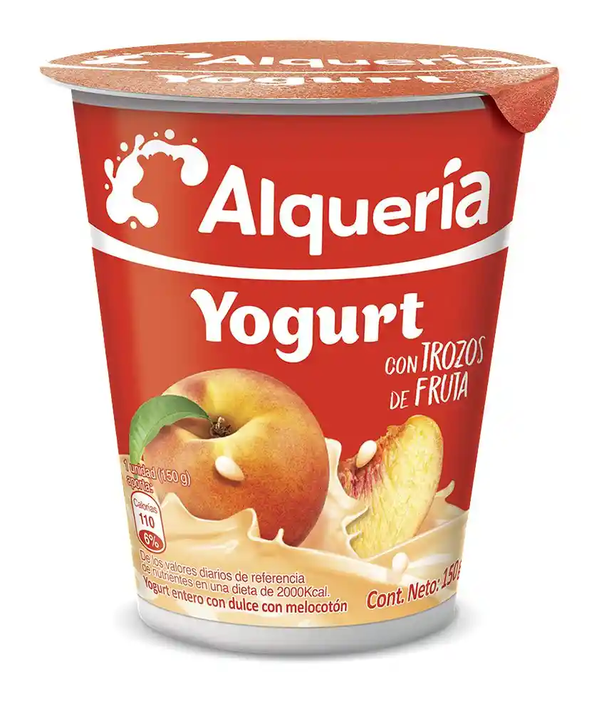 Alqueria Yogurt con Melocotón